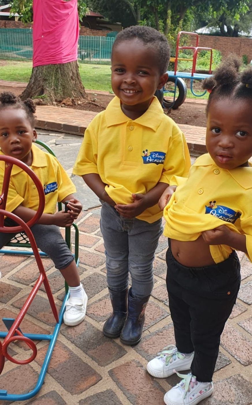 Out in the sunshine at Disney Academy Preschool