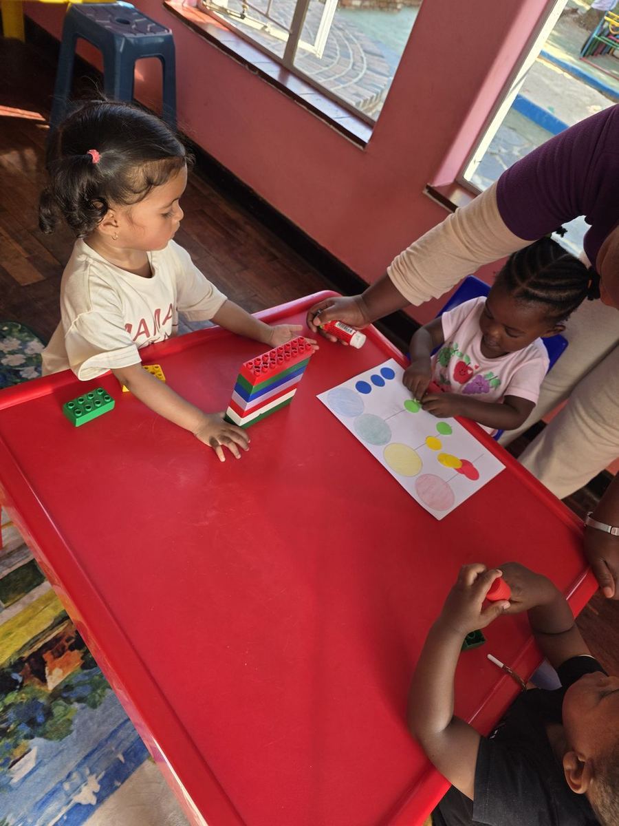 Learning tables at Disney Academy Preschool